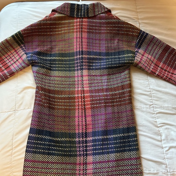 Halogen Plaid Tweed Coat XS/S - Picture 3 of 3